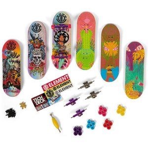 TECH DECK, Ultra DLX Fingerboard 4-Pack, Customizable Mini Skateboards